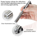 Mini Stainless Steel LED Flashlight Pen