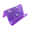 Glitter Business Card Display Stand Holder