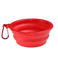 12Oz Custom Multi-Color Collapsible Pet Bowl With Keychain