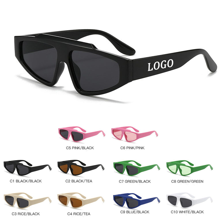Retro Trendy Concave Shape Sunglasses