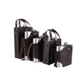 Stainless Steel Outdoor Wine Bottle With Leather Case