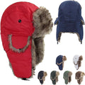 Warm Ear Flaps Winter Trapper Cap Trooper Aviator Hats