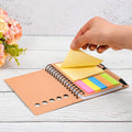Eco Spiral Notebook With Sticky Pen Set