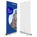 Vertical Retractable Roll Up Banner Stand Standing