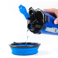 2-in-1 Pet Water & Food Cup with Collapsible Bowl