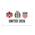 Custom Made Flags For The 2026 World Cup (Host Nations)