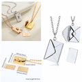 Personalized Envelope Locket Necklace