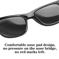 Single Color Sunglasses With Uv 400 Protection