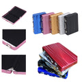 Metal Suitcase Shaped Business Card Holder