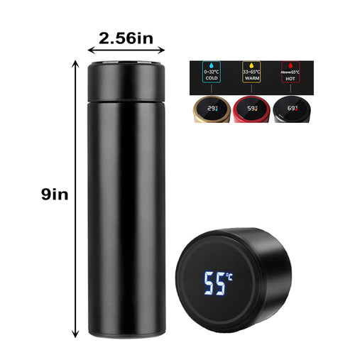 17oz Smart Temperature Display Stainless Steel Thermos Mug