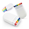 6 - Color Rainbow Face Paint Crayon