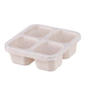 4 Compartments Snackle Box Container