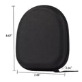 Black Color Hard Shell Large Carrying Headphones