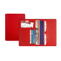 Pu Passport Cover With Card And Ticket Slot
