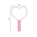 Heart-Shaped Travel Handheld Mirror