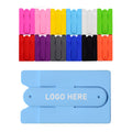 U-Shape Cell Phone Back Stick Silicone Card Holder Stand