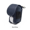 Portable Waist-Hung PU Leather Golf Ball Pouch