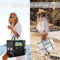 Foldable Large Capacity Storage Tote Beach Mesh Bag