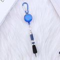 Carabiner Retractable Badge Reel With Pen