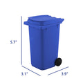 Desk Top Mini Plastic Trash Can Small Waste Bin With Lid