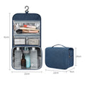 Foldable Transparent Window Portable Hanging Wash Bag