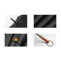 Large Umbrella with Wooden Handle for Rain