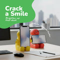 Squeezable Smile Phone Holder