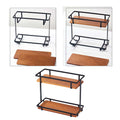 Bamboo And Wood Double Square Frame