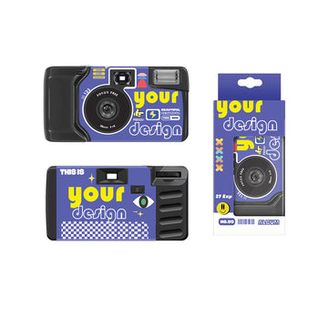 Custom Pattern Disposable Cameras With 18 Film