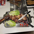 Classic Turkey Roasting Pan With Knife And Fork Set