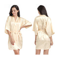 Women's  Short Satin Robes