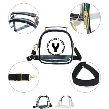 Women's PVC Transparent Crossbody Handbag