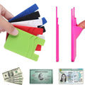 Dual Silicone Phone Case Wallet Credit Card Holder Pocket