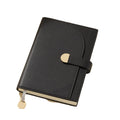 Magnetic Clasp Thickened Leather Notebook