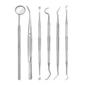 Portable Stainless Steel Toothpick Set - 6 Pieces