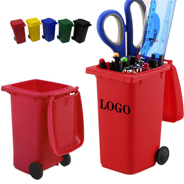 Mini Curbside Garbage Can Pen Holder