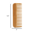 Bamboo Wide Tooth Comb Detangling Anti-Static Brush