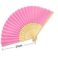 Cloth Bamboo Folding Hand Fan