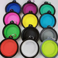 12 oz Collapsible Silicone Pet Bowl with Carabiner