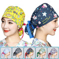 Ribbon Tie Big Hair Surgical Cap (Imprinted)