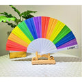 Folding Rainbow Hand Held Fan
