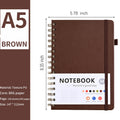 Hardcover A5 Spiral Journal with Pen
