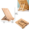 Bamboo Folding Tablet Holder For Desk