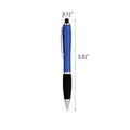 Rubberized Ballpoint Pen With Stylus Tip