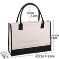 Large Canvas Printed Tote Bag