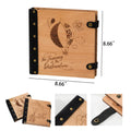 Basswood Loose-leaf Handmade DIY Commemorative Book