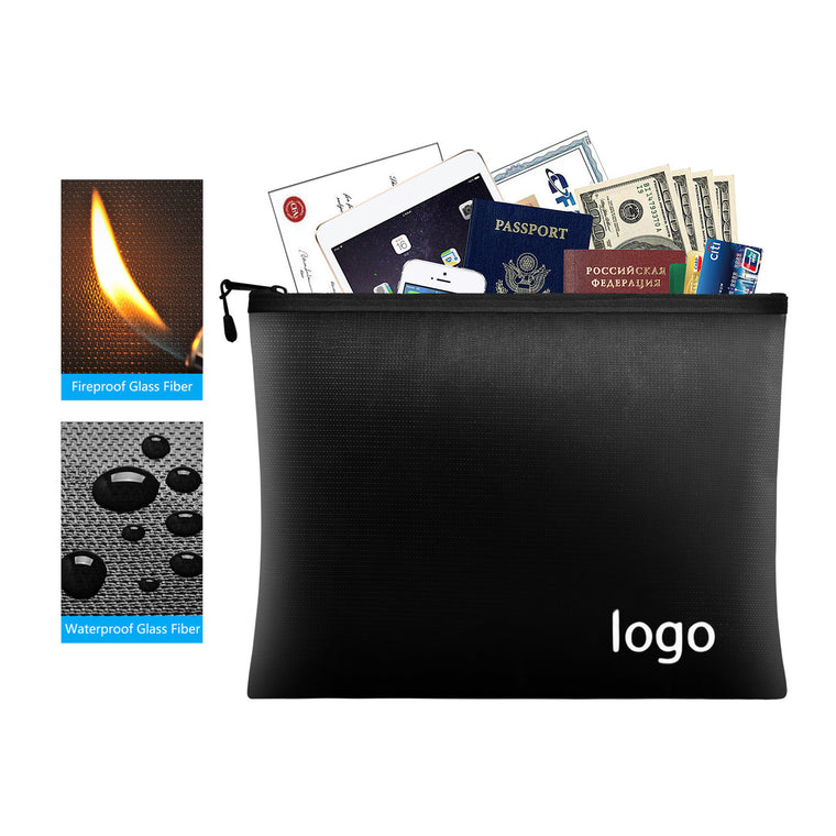 Waterproof And Fireproof Document Money Safe Bag