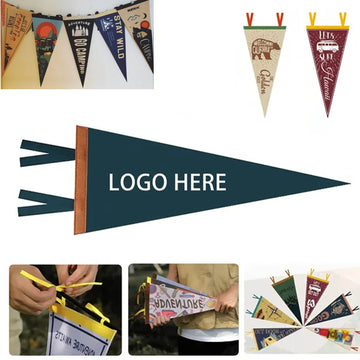 Full-Color Felt Triangle Flag