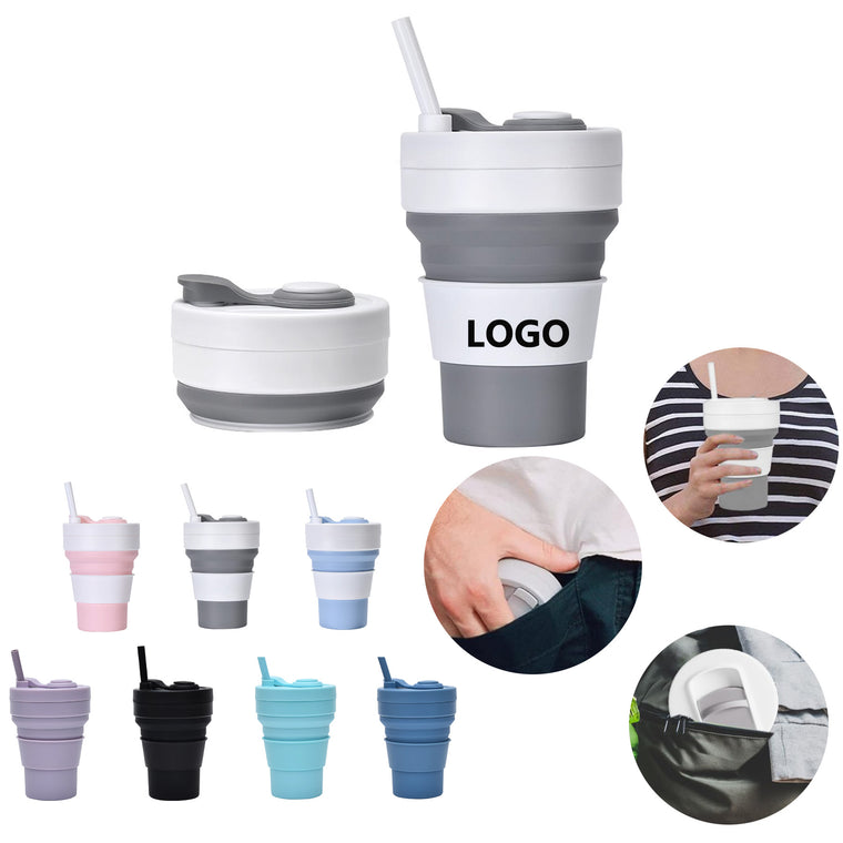 12 Ounces Silicone Collapsible Drinking Cup