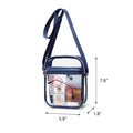 New Best Value Clear Pvc Crossbody Shoulder Bag